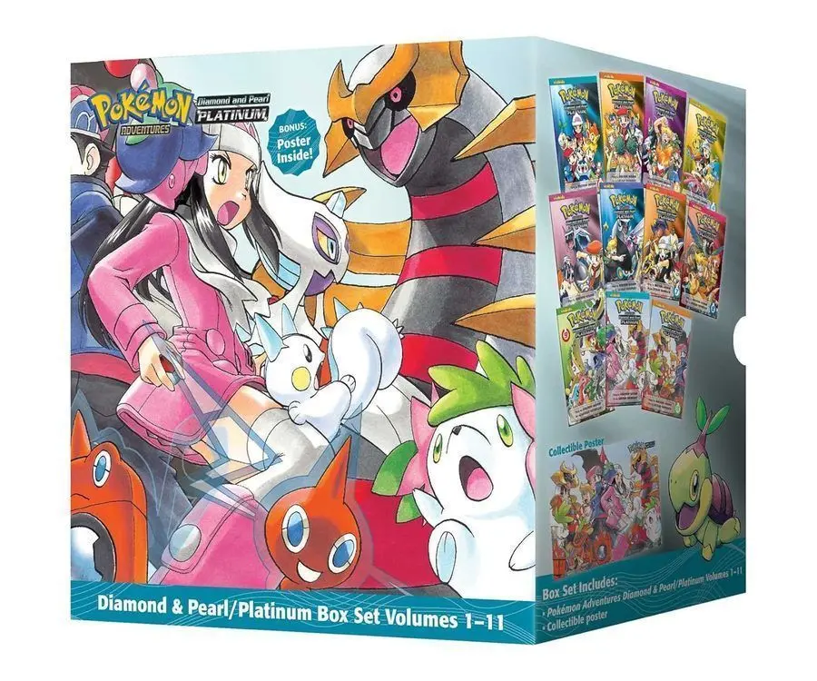 Pokemon Adventures: Diamond&Pearl (Platinum Box Set: Includes Volumes 01-11)