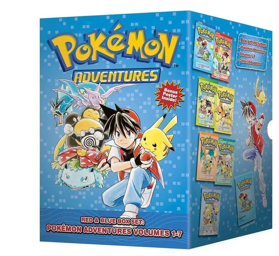 Pokemon Adventures: Red&Blue Box Set (Vol.01-07)