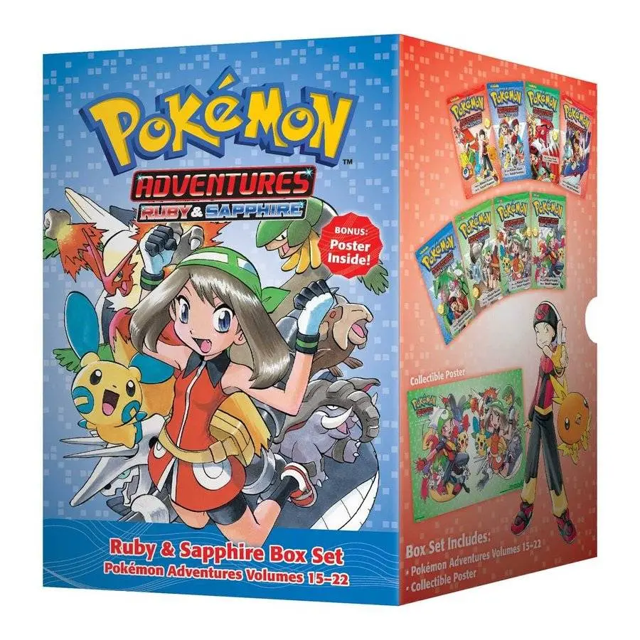 Pokemon Adventures: Ruby&Saphire Box Set (Vol.15-22)